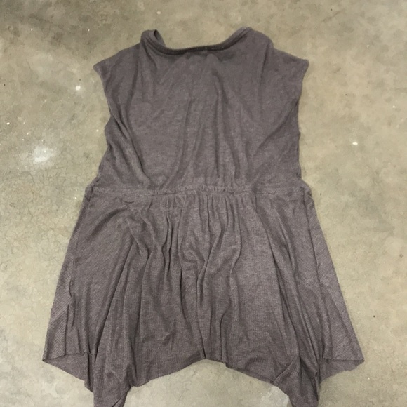 Anthropology.  Grey and embellished with shimmery beading.  Size L - Picture 8 of 8